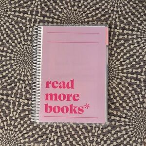 Erin Condren Book Reading Log & Journal A5 Spiral NEW notebook